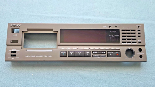Sony pcm 2700a front - sony, pcm-2700a