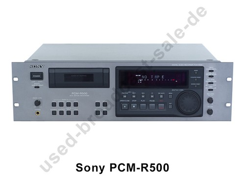 Sony pcm r500 studio - studio, dat