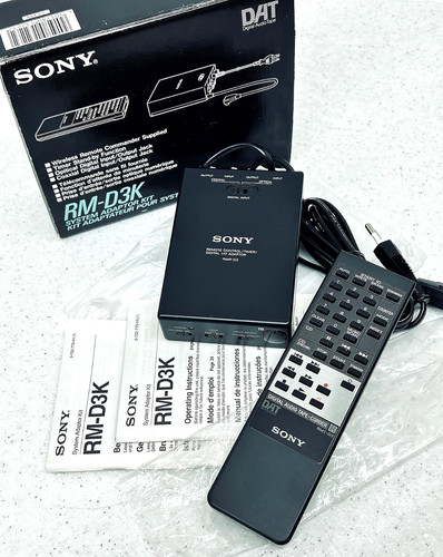 Sony d3k - sony, rm-d3k