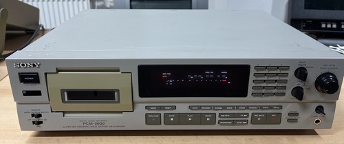 Sony pcm 2600 - pcm-2600, dat-recorder