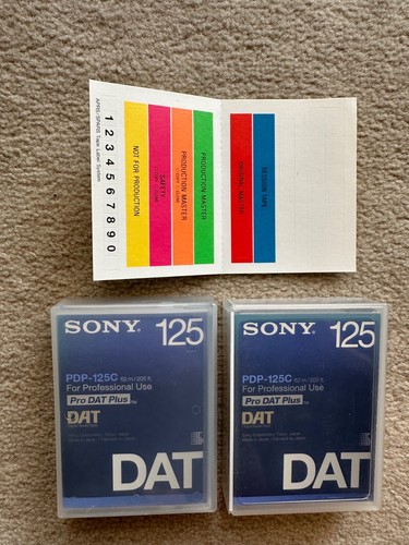 Dat digital audio tape - 2x,